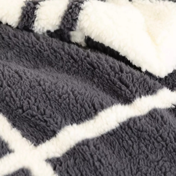 Life Comfort reversible sherpa fleece blanket queen king size BRAND NEW - Picture 2 of 4